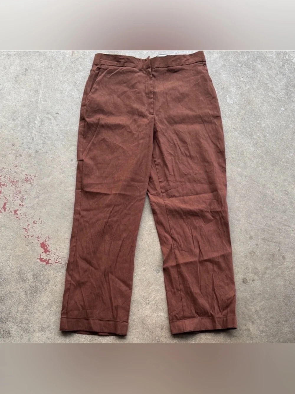 Zara Dress Pants Size Large Brown Pants Career tempered bottom Business